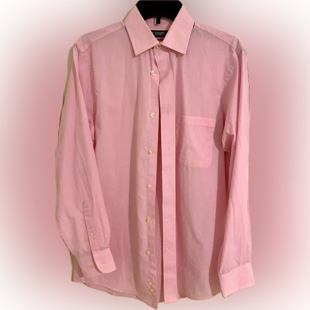 Chaps Regular Fit Dress Shirt (14-14.5, 32-33)